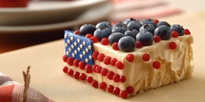 america celebrate cake with generative ai