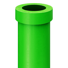 Fototapeta premium Green pipe 3D illustration