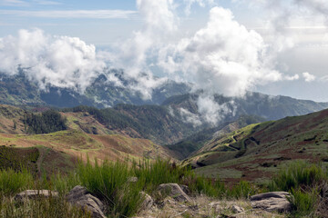 mountains of the Paul da Serra on the island of Madeira (Portugal)	
