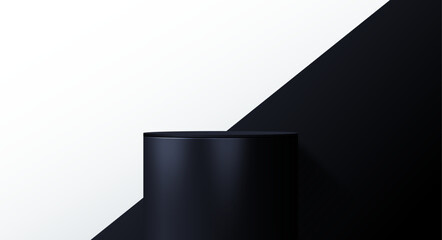 3D realistic vector podium for advertising, websites, online store, product display, minimal scene room.