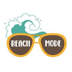 Summer Hand drawn motivation lettering phrase in modern calligraphy style. Inspiration slogan for print and poster design. Vector illustration