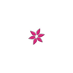 Dark pink flower 