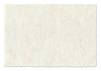 Natural japanese recycled paper texture. Horizontal background