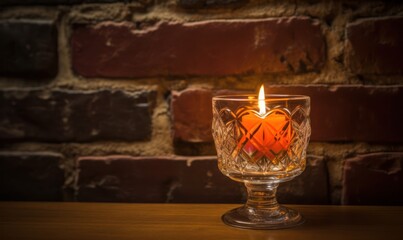 glass of candle HD 8K wallpaper Stock Photography Photo Image