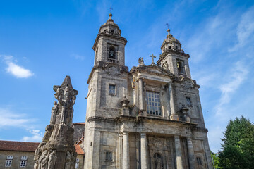Fototapeta na wymiar Saint Franciscus church and Calvary, Santiago de Compostela, Galicia, Spain