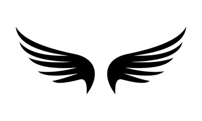 wings vector silhouette logo