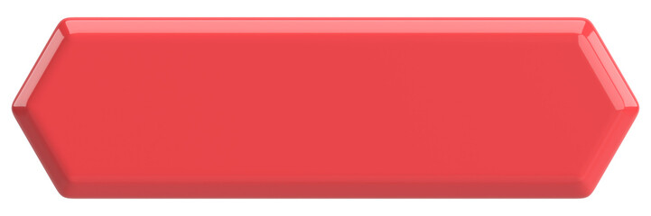 Obraz premium 3D button. Empty button. 3D illustration.