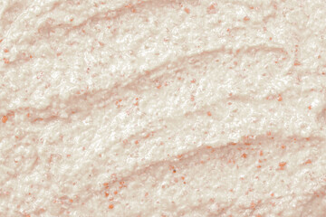 Vanilla cream ice cream. Ice cream texture. Delicious sweet dessert close-up as a background.