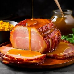 Honey Mustard Glazed Ham Heaven