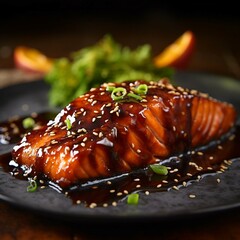 Teriyaki Glazed Salmon Spectacle