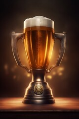 A huge beer winners cup