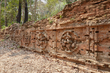 The pre-Angkorian ruins of Sambor Prei Kuk in Cambodia demonstrate the origins of Khmer architecture