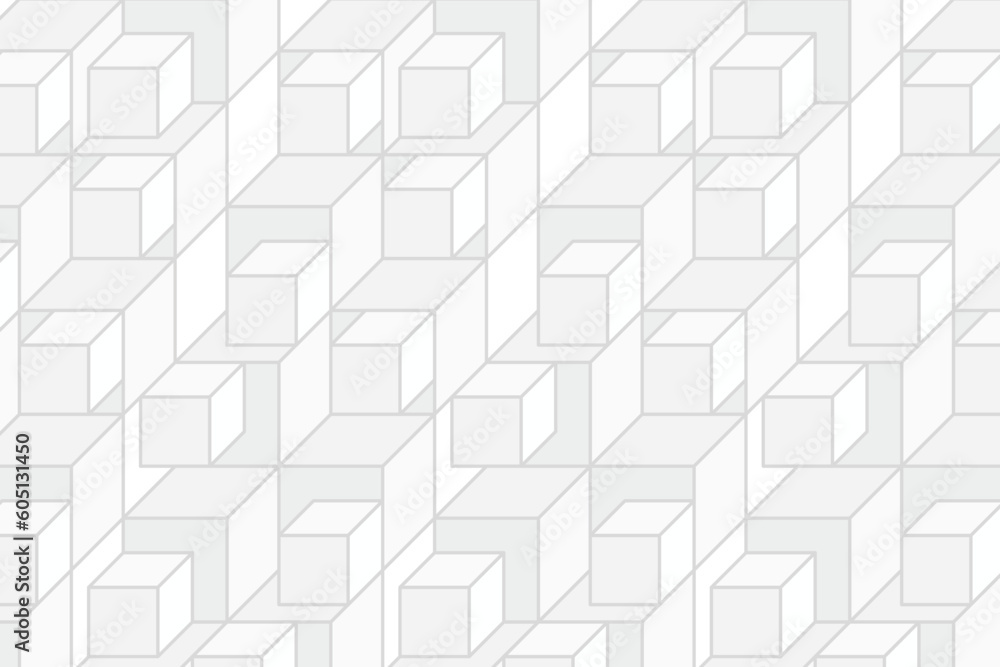 Aufkleber white abstract pattern background with futuristic and modern style concept