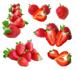 Fototapeta na wymiar pile of strawberries, Ice cream Juice Frutti di bosco Strawberry Fruit, Strawberry, natural Foods, frutti Di Bosco png