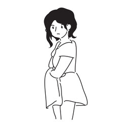 Girl Outline Element