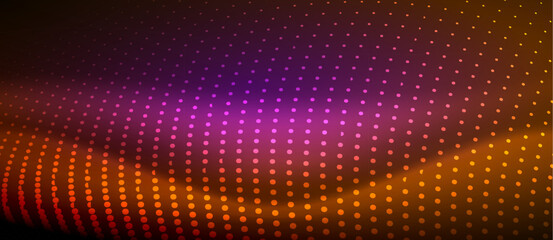 A sleek and stylish design featuring a smooth neon wave glowing against a dark background, perfect for adding a modern and edgy touch to any project