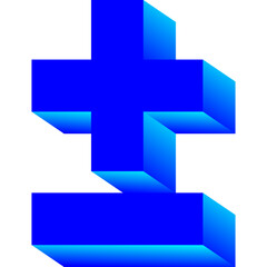 3d Math Symbol