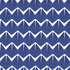 Watercolor seamless hand drawn geometric pattern with colorful waves of rhombuses