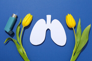 World Asthma Day, concept of allergy care - Asthma