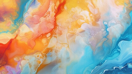 Alcohol ink colors translucent abstract multicolor . 