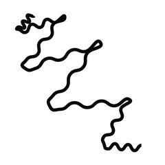 wavy line vector abstract illustration eps 