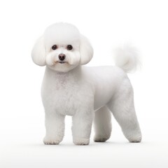 dog, bichon, maltese, pet, animal, white, puppy, cute, canine, bichon, mammal, domestic, breed, portrait, purebred, fluffy, adorable, white background, small, isolated, studio, pets, pedigree, sitting