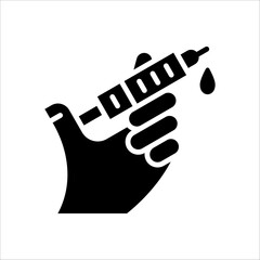 Solid vector icon for nurse which can be used various design projects.