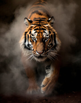 Premium AI Image  Tiger face wallpapers for iphone and android. browse and  enjoy our collection of wallpapers. tiger face wallpaper, tiger face  wallpaper, tiger wallpaper, tiger wallpaper