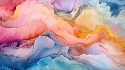 Abstract colorful hand painted alcohol ink background . 