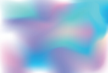 Abstract gradient backgrounds. Soft light gradient backdrop with place for text. Smooth transitions of iridescent colors. Vector illustration design.