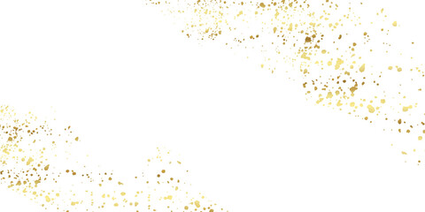 Obraz premium Gold glitter Shiny luxury effect gold glitter transparent background.Abstract gold glitter.Golden Mist.