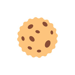 Cookie cartoon isolated. Vector illustration food