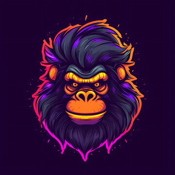 Logo Affe (AI generiert)