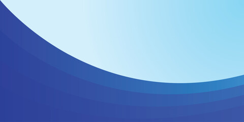 Abstract Blue Gradient Banner Background