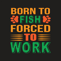 Fish T-shirt Design vector