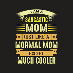 Mom T-shirt Design vector