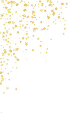 Magic stars vector overlay.  Gold stars scattered