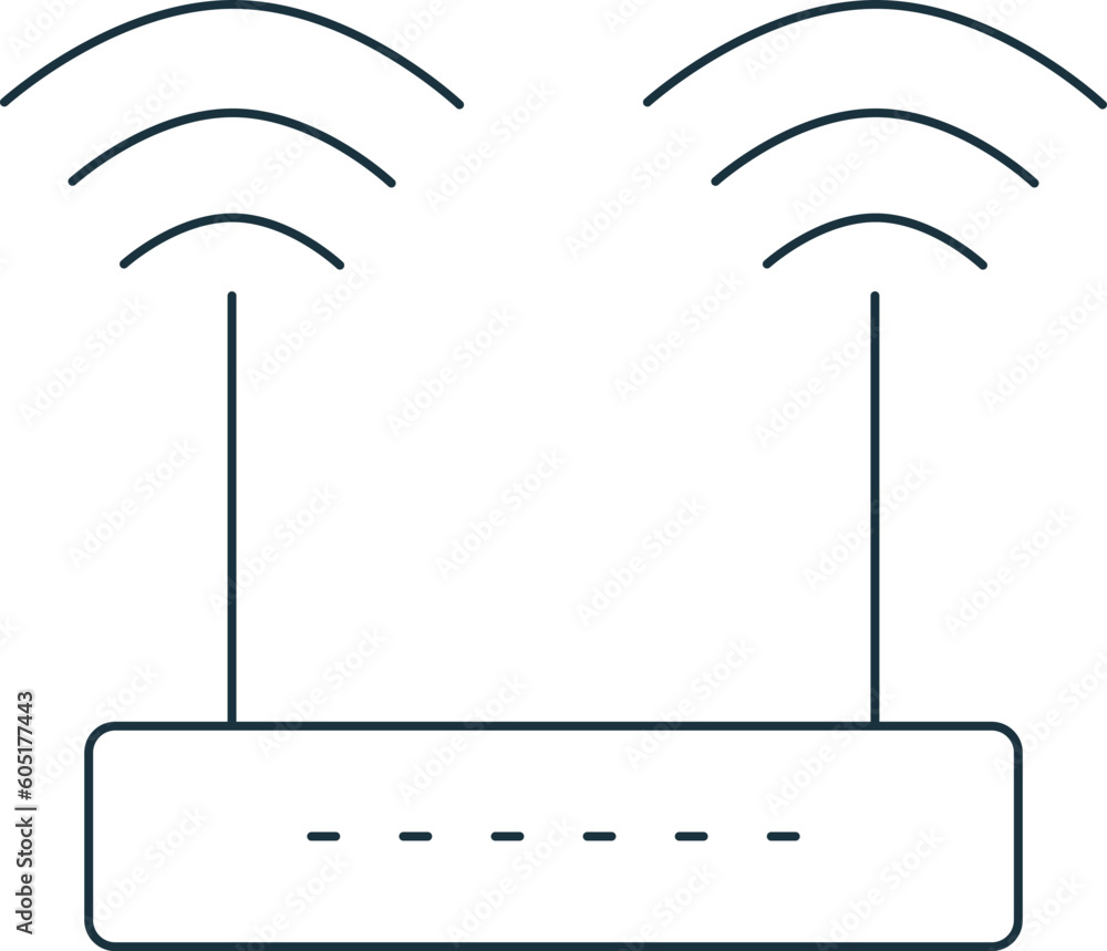 Poster wifi access icon. monochrome simple sign from airport elements collection. wifi access icon for logo