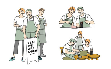 coffee shop and barista activities