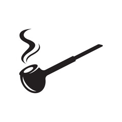 Smoke pipe logo images illustration