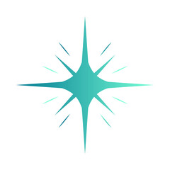 Obraz premium gradient star