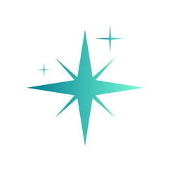 gradient star