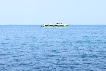ship in the sea
