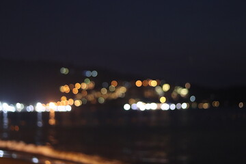 night traffic in the city