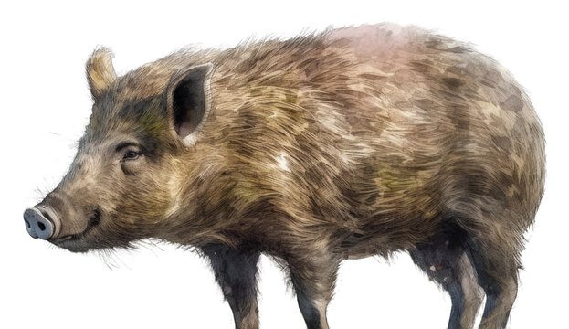 猪, イノシシ, Wild boar, boar, Generative AI