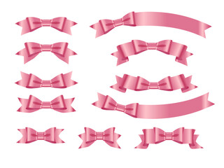 Obraz premium リボン変形007-13蝶W