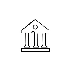 Court Line Style Icon Design