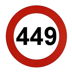 Illustration des Straßenverkehrszeichens 