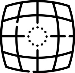 grid icon with black color