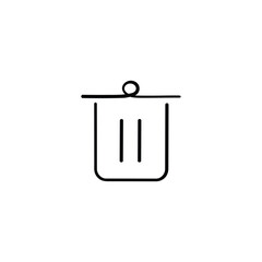 Trash Line Style Icon Design